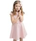 Suknelė mergaitėms 242121 01, rožinė kaina ir informacija | Suknelės mergaitėms | pigu.lt