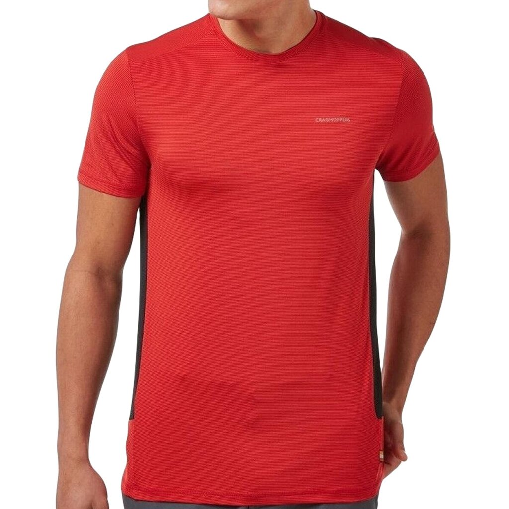 Marškinėliai vaikams Craghoppers CMT905, raudoni kaina ir informacija | Vyriški marškinėliai | pigu.lt
