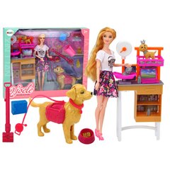 Lėlė su priedais Lean Toys Veterinarė цена и информация | Игрушки для девочек | pigu.lt