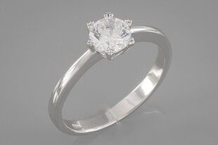 Sidabrinis žiedas su cirkoniu Brasco 54056 kaina ir informacija | Žiedai | pigu.lt