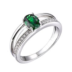 Sidabrinis žiedas su cirkoniais Brasco 54058 kaina ir informacija | Žiedai | pigu.lt