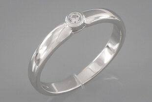 Sidabrinis žiedas su cirkoniu Brasco 54059 kaina ir informacija | Žiedai | pigu.lt