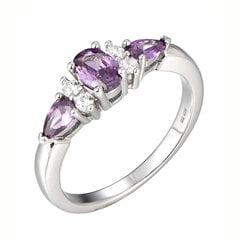 Sidabrinis žiedas su cirkoniais Brasco 54070 kaina ir informacija | Žiedai | pigu.lt