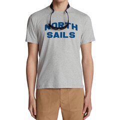 Marškinėliai vyrams North Sails 9024420000926, pilki цена и информация | Мужские футболки | pigu.lt