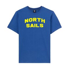 Marškinėliai vyrams North Sails 9024420000790, mėlyni цена и информация | Футболка мужская | pigu.lt