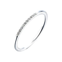 Серебряное кольцо с цирконами Brasco 55927 55927-16 цена и информация | Кольца | pigu.lt