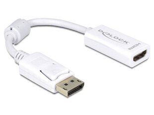 Delock - Adapter DISPLAYPORT(M)->HDMI(F) цена и информация | Адаптеры, USB-разветвители | pigu.lt