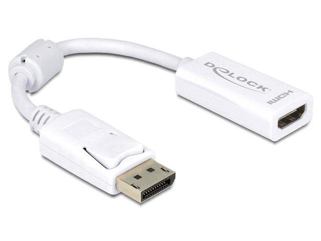 Delock - Adapter DISPLAYPORT(M)->HDMI(F) kaina ir informacija | Adapteriai, USB šakotuvai | pigu.lt