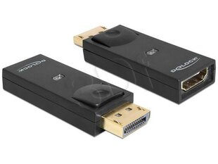 Delock - Adapter DISPLAYPORT(M)->HDMI(F) цена и информация | Адаптеры, USB-разветвители | pigu.lt