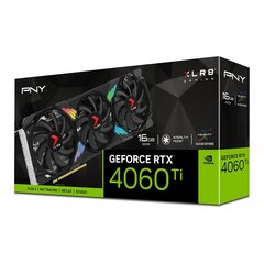 PNY GeForce RTX 4060 Ti XLR8 Gaming Verto Epic-X RGB Overclocked Triple (VCG4060T16TFXXPB1-O) kaina ir informacija | Vaizdo plokštės (GPU) | pigu.lt