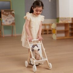 Medinis lėlių vežimėlis Viga Polarb kaina ir informacija | Žaislai mergaitėms | pigu.lt
