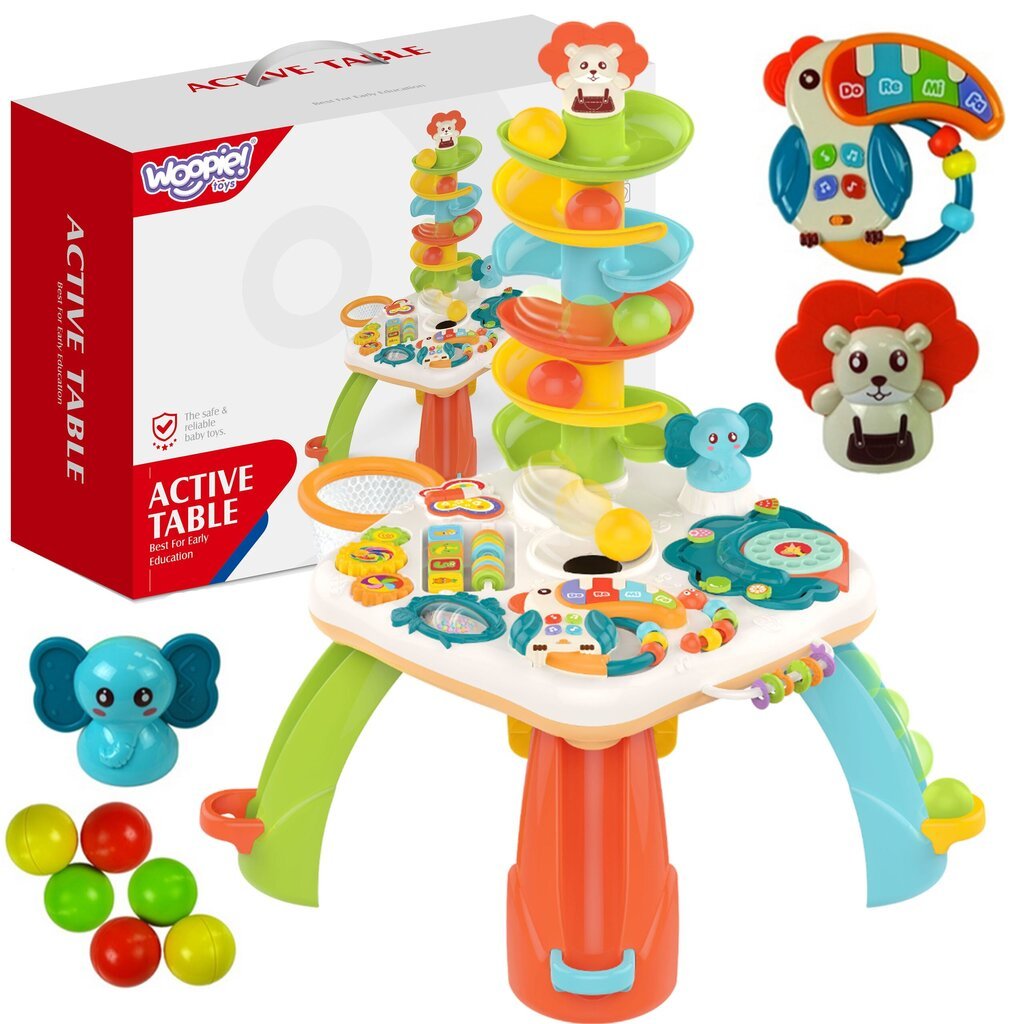 Veiklos stalas Woopie kaina ir informacija | Žaislai kūdikiams | pigu.lt