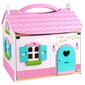 Lėlių namas, rožinis kaina ir informacija | Žaislai mergaitėms | pigu.lt