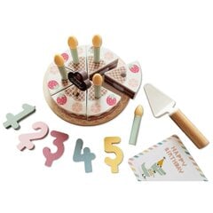 Žaislas gimtadienio tortas su žvakėmis Tooky Toy, 20 d. kaina ir informacija | Lavinamieji žaislai | pigu.lt