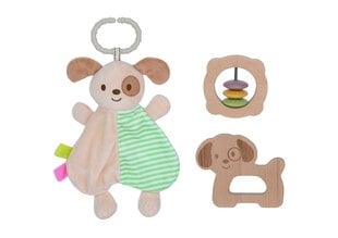 Žaislų rinkinys šuniuko barškutis Tooky Toy, 3 d. kaina ir informacija | Žaislai kūdikiams | pigu.lt
