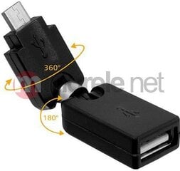 Delock - Adapter USB AM->USB AF 360/180 цена и информация | Адаптеры, USB-разветвители | pigu.lt