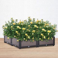 Augalų dėžė GROW CUBE L, 82x82x17 cm цена и информация | Горшки | pigu.lt