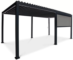 Roletas pavėsinei Pergola Premium Anthracite, 4m kaina ir informacija | Pavėsinės | pigu.lt