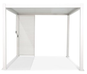 Žaliuzės pavėsinei Pergola Premium White, 123.5 cm цена и информация | Беседки, навесы, тенты | pigu.lt