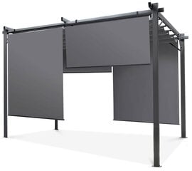 Pavėsinė Pergola Sprint Plus, pilka цена и информация | Беседки, навесы, тенты | pigu.lt