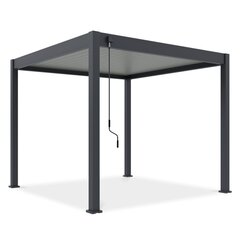 Pavėsinė Pergola ELEGANCE 3x3, Anthracite/Light Grey kaina ir informacija | Hamakai | pigu.lt