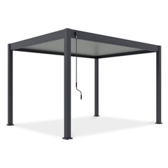 Pavėsinė Pergola ELEGANCE 3x4, Anthracite/Light Grey цена и информация | Гамаки | pigu.lt