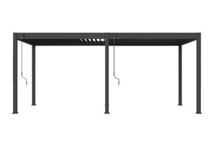 Pavėsinė Pergola ELEGANCE 3x6, Anthracite kaina ir informacija | Hamakai | pigu.lt