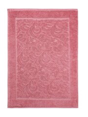 Vonios kambario kilimas Karna Cotton Esra 50x70cm Pink 2819 kaina ir informacija | Vonios kambario aksesuarai | pigu.lt