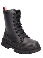 Tommy Hilfiger aulinukai mergaitėms T3A5-33057-1355999, juodi kaina ir informacija | Žieminiai batai vaikams | pigu.lt