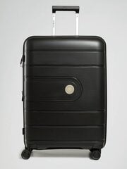 Чемодан BIKKEMBERGS Adam Black BKTR00302W цена и информация | Чемоданы, дорожные сумки  | pigu.lt