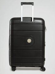 Чемодан BIKKEMBERGS Adam Black BKTR00302W цена и информация | Чемоданы, дорожные сумки  | pigu.lt