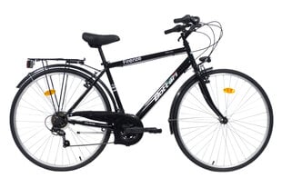 Prekė su pažeidimu. Miesto dviratis Bottari Firenze 28", juodas kaina ir informacija | Prekės su pažeidimu | pigu.lt