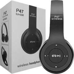 Bluetooth ausinės Berimax P48 juodos цена и информация | Наушники | pigu.lt