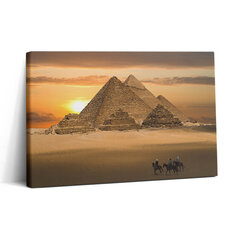 Reprodukcija Piramidės ir saulėlydis kaina ir informacija | Reprodukcijos, paveikslai | pigu.lt