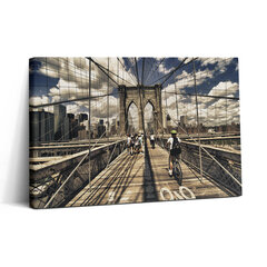 Reprodukcija Vaizdas į Bruklino tiltą Niujorke kaina ir informacija | Reprodukcijos, paveikslai | pigu.lt