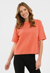 Marškinėliai moterims Volcano, oranžiniai kaina ir informacija | Marškinėliai moterims | pigu.lt