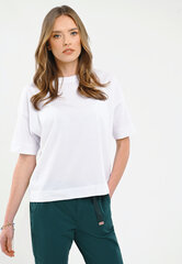 Marškinėliai moterims Volcano, balti kaina ir informacija | Marškinėliai moterims | pigu.lt