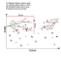 Интерьерная наклейка Сакура цена и информация | Интерьерные наклейки | pigu.lt