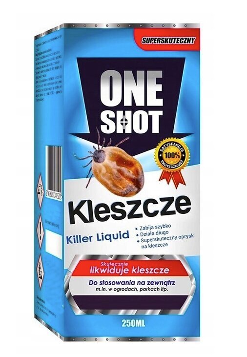 Skystis nuo erkių One Shot, 250 ml kaina ir informacija | Priemonės nuo uodų ir erkių | pigu.lt