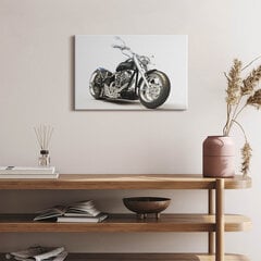 Reprodukcija Juodas motociklas kaina ir informacija | Reprodukcijos, paveikslai | pigu.lt