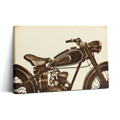 Reprodukcija Retro sepia - vintažinio stiliaus motociklas kaina ir informacija | Reprodukcijos, paveikslai | pigu.lt