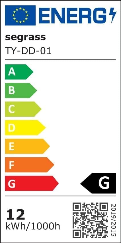 Segrass Y5m neoninė LED juosta, geltona 5 m kaina ir informacija | LED juostos | pigu.lt
