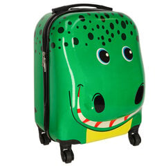 Детский чемодан - крокодил J32 цена и информация | Чемоданы, дорожные сумки  | pigu.lt
