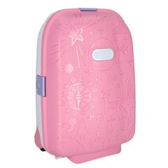 Детский чемодан J35, розовый цена и информация | Чемоданы, дорожные сумки  | pigu.lt