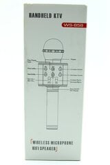 Микрофон караоке WS-858 цена и информация | Микрофоны | pigu.lt