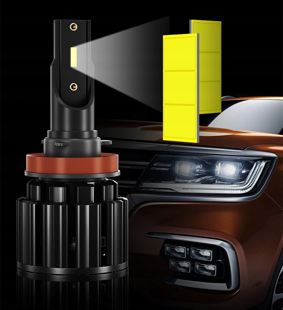 Lemputės LED H7, 2vnt kaina ir informacija | Automobilių lemputės | pigu.lt