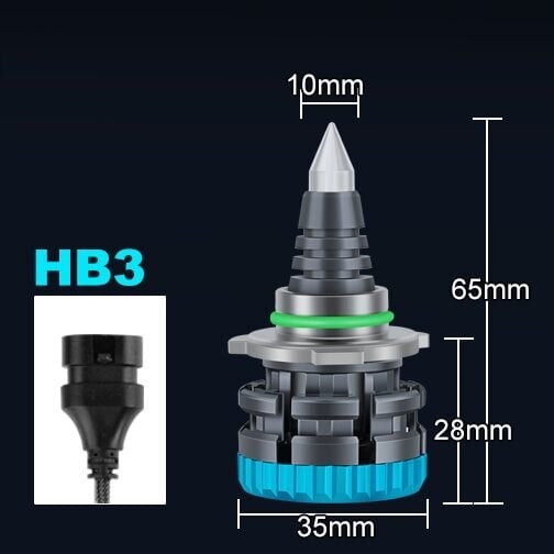 Lemputės Led Hb3 Xstorm, 2 vnt kaina ir informacija | Automobilių lemputės | pigu.lt