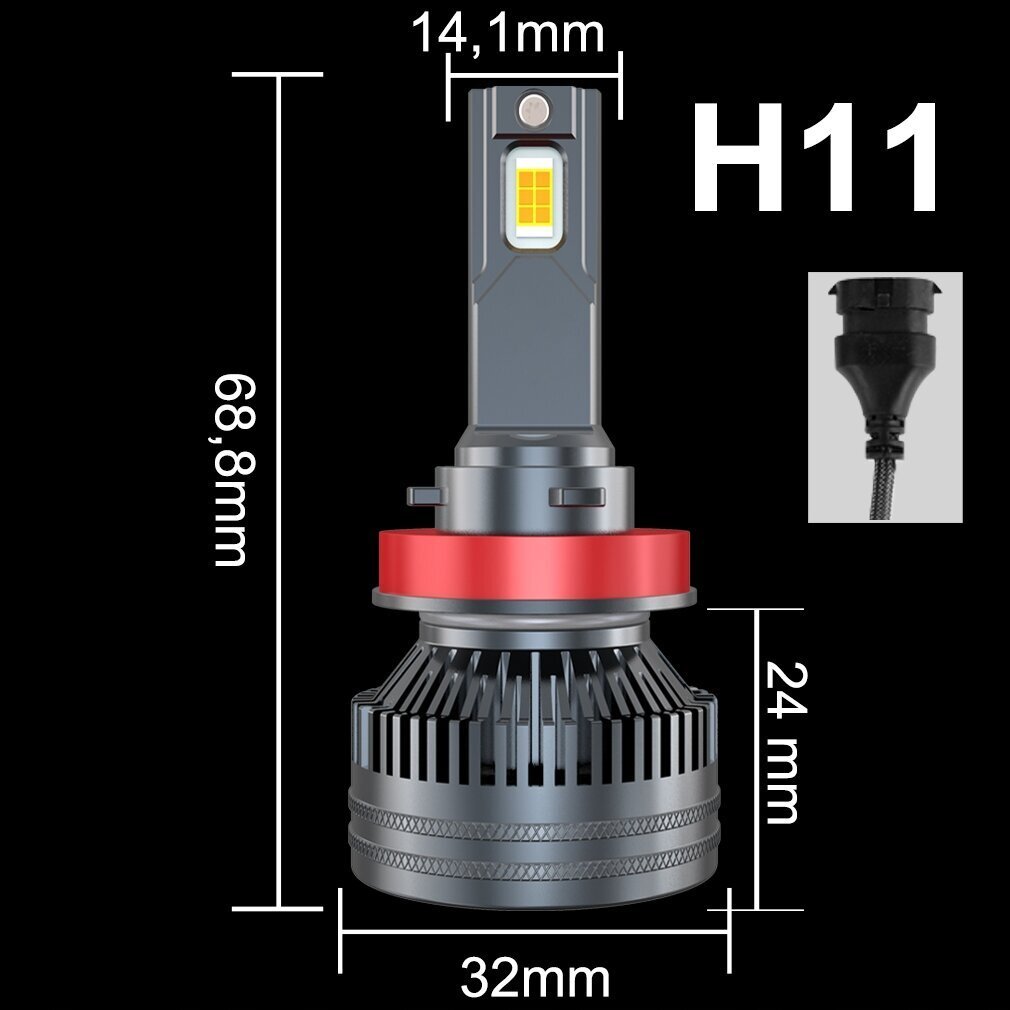 Mini lemputės H11 Xstorm kaina ir informacija | Automobilių lemputės | pigu.lt