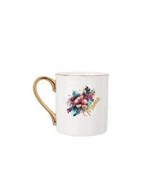 Porcelianinis puodelis Mama" 300ml, baltas kaina ir informacija | Originalūs puodeliai | pigu.lt
