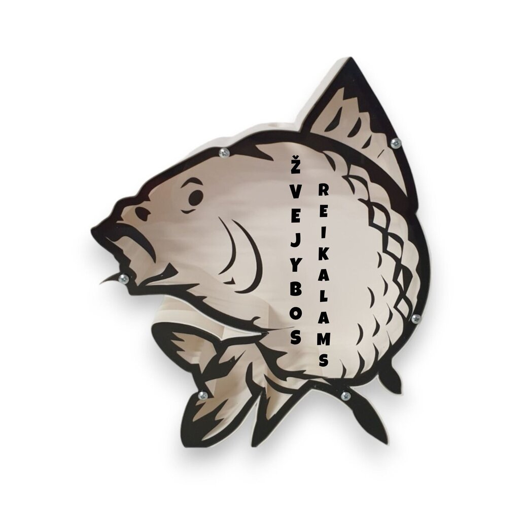 3D Taupyklė žuvis Žvejybos reikalams цена и информация | Originalios taupyklės | pigu.lt
